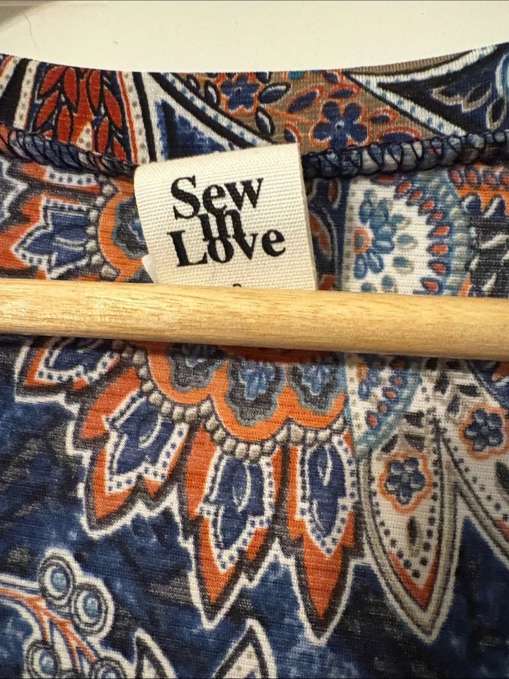Sew in Love V-neck Paisley Dress Small - Picture 8 of 12